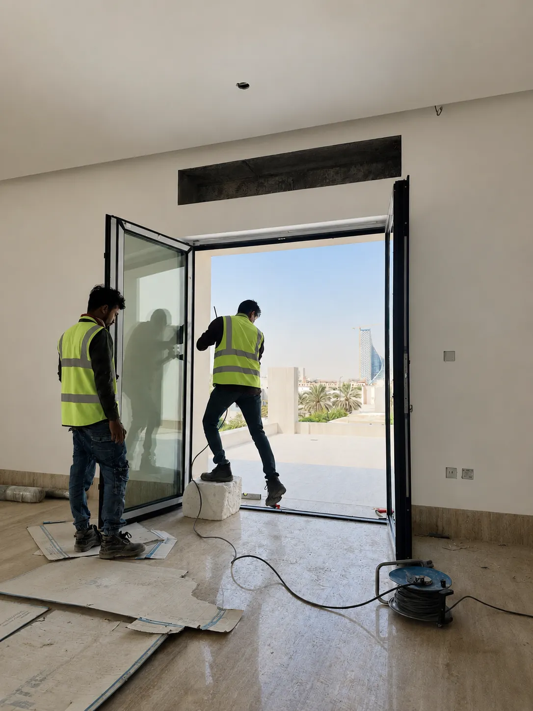 Al Maathar Al Shamali Project — installed work