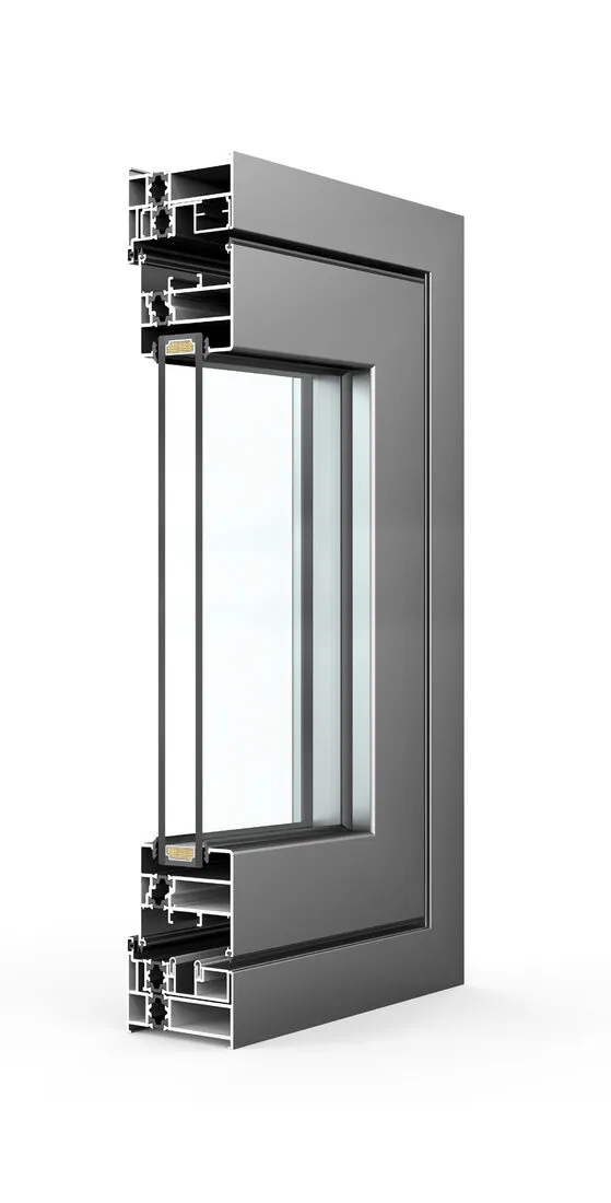 Profile cutaway render of the 68 series system