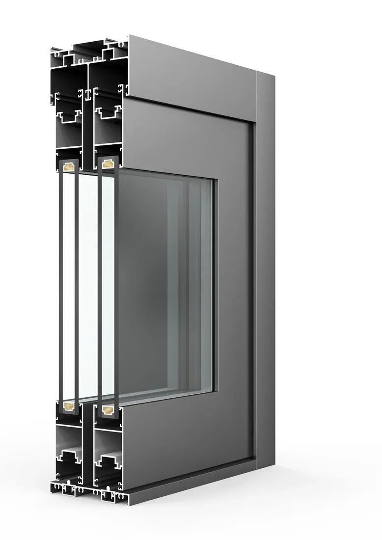 Profile cutaway render of the 96 series system